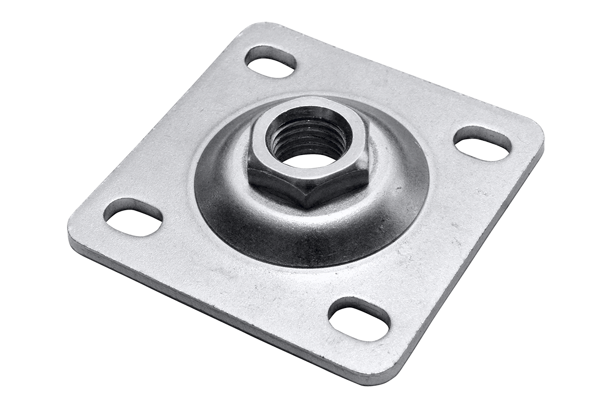 Dubbelgrind - Fästplatta till murad & stenstolpe