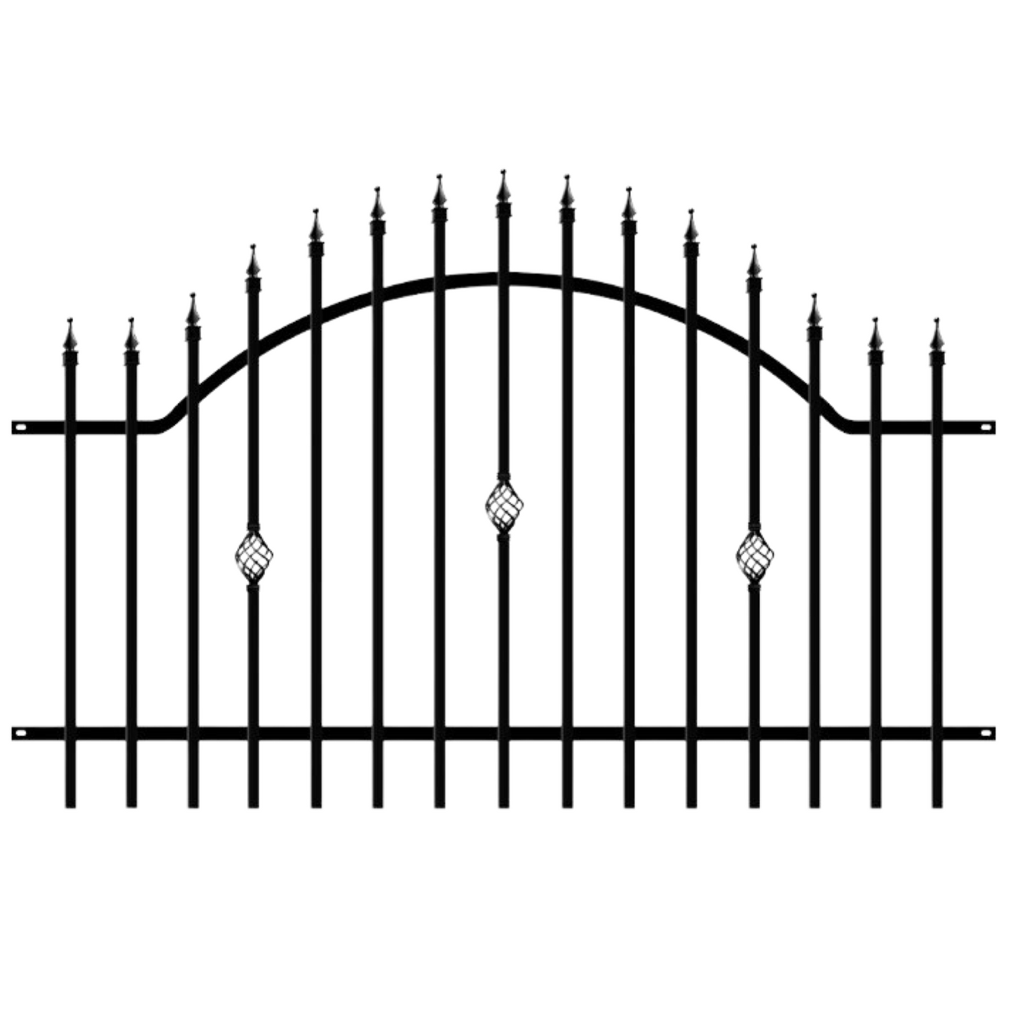 Staketsektion - Ydre